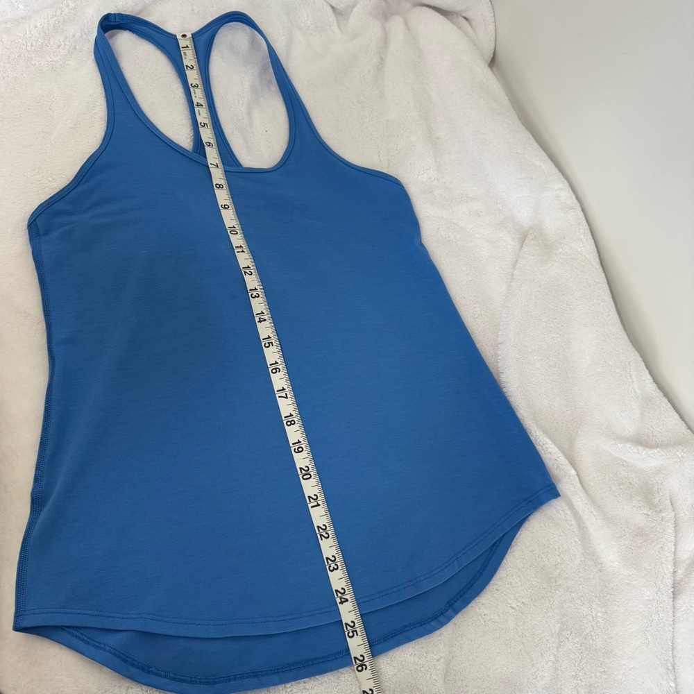 Lululemon Tech Mesh Singlet Tank | Blue | NWOT | Approx. Size 4 - Picture 7 of 10